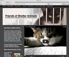 Friends of Shelter Animals Website